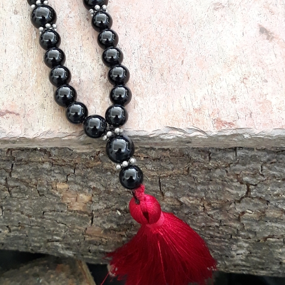 Handmade 108 Black Onyx Mala - Picture 5 of 6